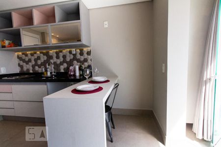 Cozinha de kitnet/studio para alugar com 1 quarto, 30m² em Brooklin, São Paulo