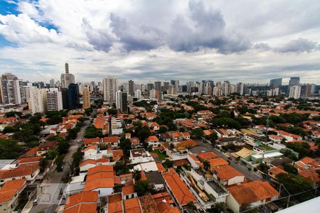 Vista de kitnet/studio para alugar com 1 quarto, 30m² em Brooklin, São Paulo