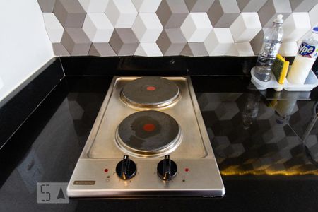Cozinha - Cooktop de kitnet/studio para alugar com 1 quarto, 30m² em Brooklin, São Paulo