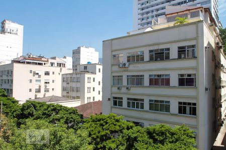 Vista do Quarto/Sala de kitnet/studio para alugar com 1 quarto, 20m² em Ipanema, Rio de Janeiro