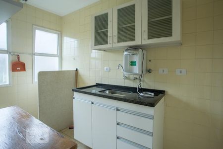 Cozinha de apartamento para alugar com 1 quarto, 40m² em Barra Funda, São Paulo