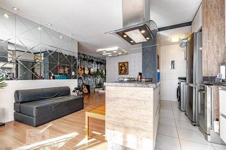 Sala/ Cozinha de apartamento para alugar com 2 quartos, 95m² em Cristo Rei, Curitiba