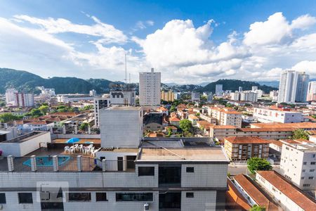 Vista varanda de apartamento para alugar com 2 quartos, 88m² em Campo Grande, Santos