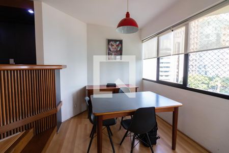 Sala  de apartamento à venda com 1 quarto, 55m² em Cidade Monções, São Paulo