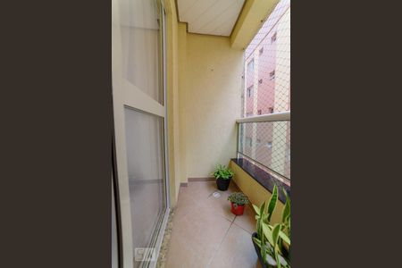 Varanda da Sala de apartamento à venda com 3 quartos, 82m² em Santa Maria, São Caetano do Sul