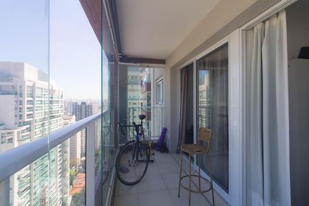 Varanda de apartamento à venda com 1 quarto, 53m² em Campo Belo, São Paulo