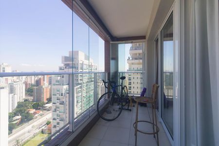 Varanda de apartamento para alugar com 1 quarto, 53m² em Campo Belo, São Paulo