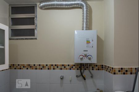 Detalhe cozinha de kitnet/studio para alugar com 1 quarto, 35m² em Copacabana, Rio de Janeiro