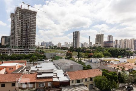 Vista da Sala de apartamento à venda com 1 quarto, 45m² em Jardim das Acacias, São Paulo