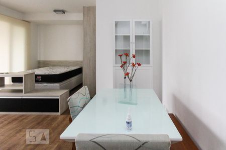 Sala de Jantar de apartamento à venda com 1 quarto, 50m² em Vila Regente Feijó, São Paulo