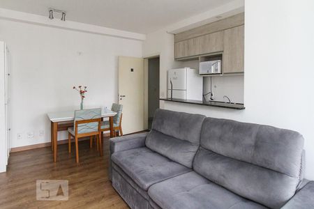 Sala de apartamento para alugar com 1 quarto, 50m² em Vila Regente Feijó, São Paulo