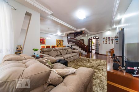 Sala  de casa à venda com 3 quartos, 316m² em Parque das Nações, Santo André
