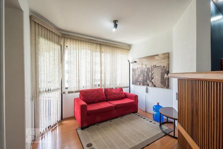 Sala de apartamento para alugar com 1 quarto, 48m² em Cidade Monções, São Paulo