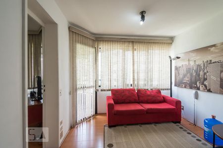 Sala de apartamento para alugar com 1 quarto, 48m² em Cidade Monções, São Paulo