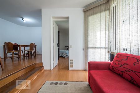 Sala de apartamento para alugar com 1 quarto, 48m² em Cidade Monções, São Paulo