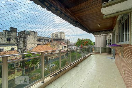Varanda da Sala de apartamento à venda com 3 quartos, 80m² em Olaria, Rio de Janeiro