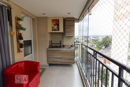 Varanda gourmet de apartamento à venda com 2 quartos, 64m² em Vila Osasco, Osasco