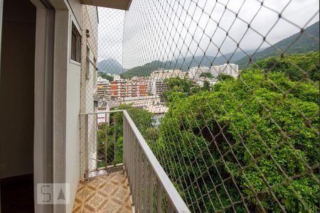 Varanda da Sala de apartamento à venda com 2 quartos, 70m² em Jardim Botânico, Rio de Janeiro