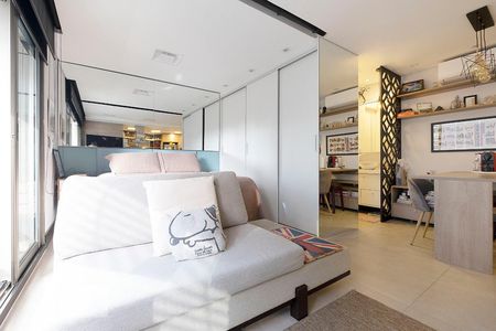 Sala/Quarto de kitnet/studio para alugar com 1 quarto, 44m² em Pinheiros, São Paulo