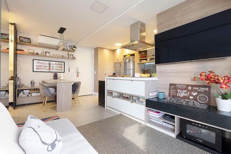 Sala/Quarto de kitnet/studio para alugar com 1 quarto, 44m² em Pinheiros, São Paulo