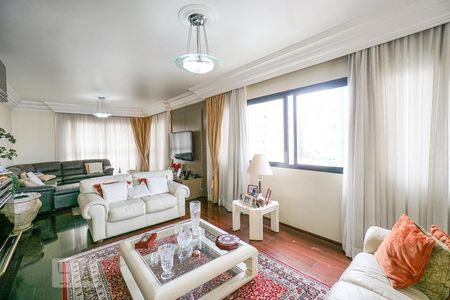 Sala de estar de apartamento à venda com 4 quartos, 228m² em Jardim Anália Franco, São Paulo