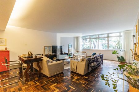 Sala de apartamento para alugar com 4 quartos, 262m² em Vila Buarque, São Paulo