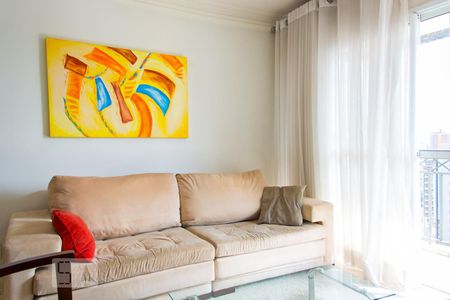 Sala de Estar de apartamento à venda com 3 quartos, 94m² em Vila Bastos, Santo André