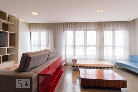 Sala de apartamento à venda com 1 quarto, 70m² em Vila Regente Feijó, São Paulo