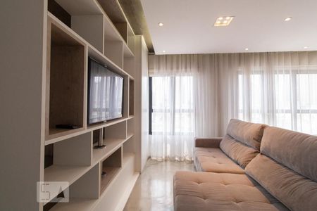 Sala de apartamento à venda com 1 quarto, 70m² em Vila Regente Feijó, São Paulo