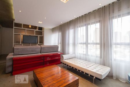 Sala de apartamento à venda com 1 quarto, 70m² em Vila Regente Feijó, São Paulo