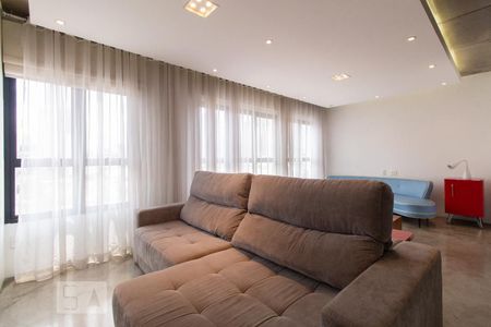 Sala de apartamento à venda com 1 quarto, 70m² em Vila Regente Feijó, São Paulo