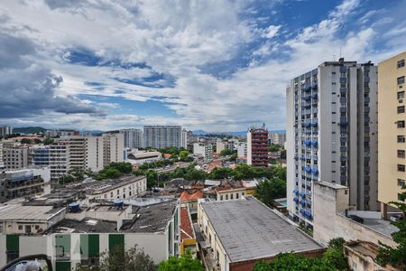 Varanda Vista de apartamento à venda com 3 quartos, 74m² em Estácio, Rio de Janeiro