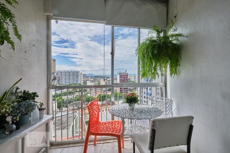 Varanda de apartamento à venda com 3 quartos, 74m² em Estácio, Rio de Janeiro