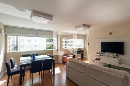 Sala de apartamento à venda com 3 quartos, 110m² em Higienópolis, São Paulo