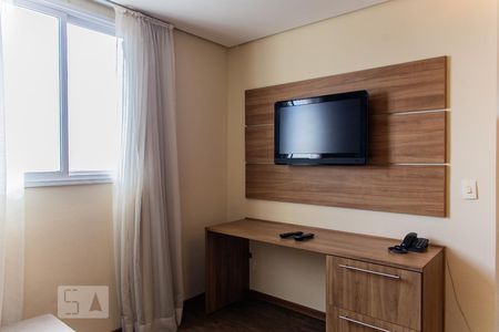 Sala de apartamento para alugar com 1 quarto, 42m² em Centro, Santo André