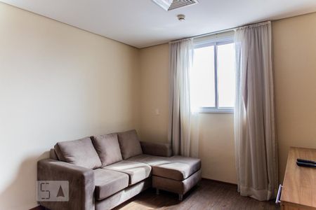 Sala de apartamento para alugar com 1 quarto, 42m² em Centro, Santo André