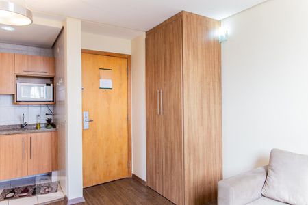 Sala de apartamento para alugar com 1 quarto, 42m² em Centro, Santo André