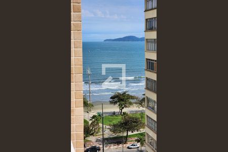 Vista da Sala de apartamento para alugar com 2 quartos, 60m² em Aparecida, Santos