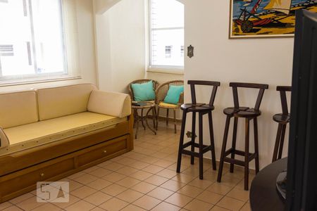 Sala 2 de apartamento para alugar com 1 quarto, 55m² em Boqueirão, Santos