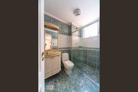 Banheiro  de apartamento à venda com 2 quartos, 54m² em Parque São Vicente, Santo André