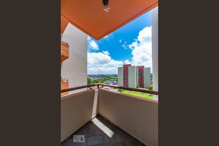 Varanda da Sala de apartamento à venda com 2 quartos, 54m² em Parque São Vicente, Santo André