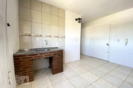 Cozinha de apartamento à venda com 1 quarto, 30m² em Vila Nova, Novo Hamburgo