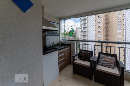 Varanda gourmet de apartamento à venda com 3 quartos, 77m² em Vila Andrade, São Paulo