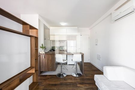 Sala de apartamento para alugar com 1 quarto, 39m² em Pinheiros, São Paulo