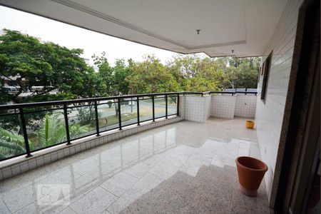 Varanda da Sala de apartamento à venda com 3 quartos, 120m² em Recreio dos Bandeirantes, Rio de Janeiro