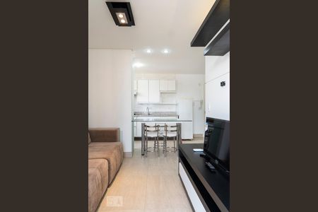 Sala de apartamento para alugar com 1 quarto, 45m² em Alto da Rua Xv, Curitiba