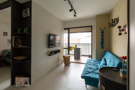 Sala de apartamento para alugar com 1 quarto, 42m² em Bela Vista, São Paulo