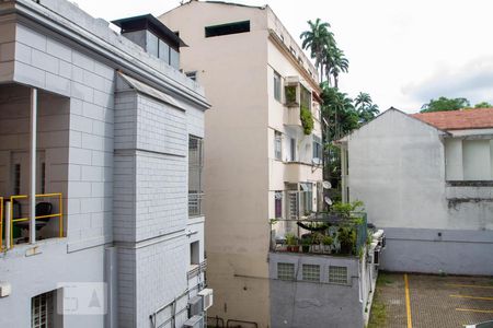 Sacada vista  de apartamento à venda com 2 quartos, 71m² em Jardim Botânico, Rio de Janeiro