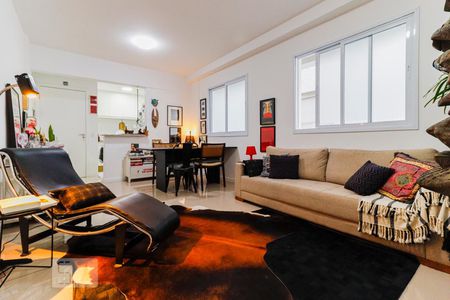 Sala de apartamento para alugar com 2 quartos, 56m² em Santa Cecilia, São Paulo