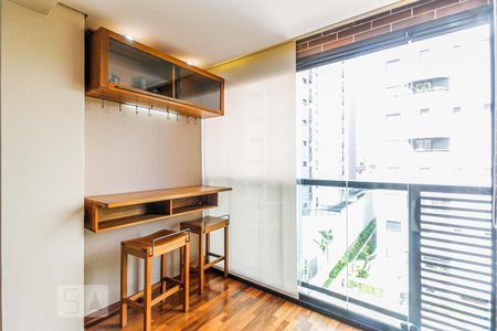 Varanda de apartamento para alugar com 1 quarto, 45m² em Campo Belo, São Paulo